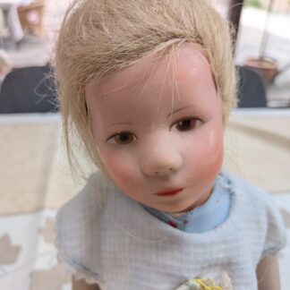 Kathe Kruse klein Duits kind 35 cm stofkop !